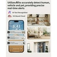 thumbnail image 4 of 2K Cameras for Home Security, 2.4/5GHz Wi-Fi 6 Indoor Camera for Dog/Pet/Nanny/Baby, AI Text Recognition, Smart Search, Color Night Vision, 2 Way Talk, Human Detection(2 Pack), 4 of 8