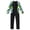 Green, variant on newwalpole Full Body Kids Swimsuit One Piece Rash Guard Long Sleeve Wetsuit Skin for Girls Boys Green for Size 10-11 Years