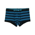 thumbnail image 2 of Men's Papi 980502 Essentials Cotton Stretch Brazilian Trunk - 3 Pack (Turquoise/Black XL), 2 of 4