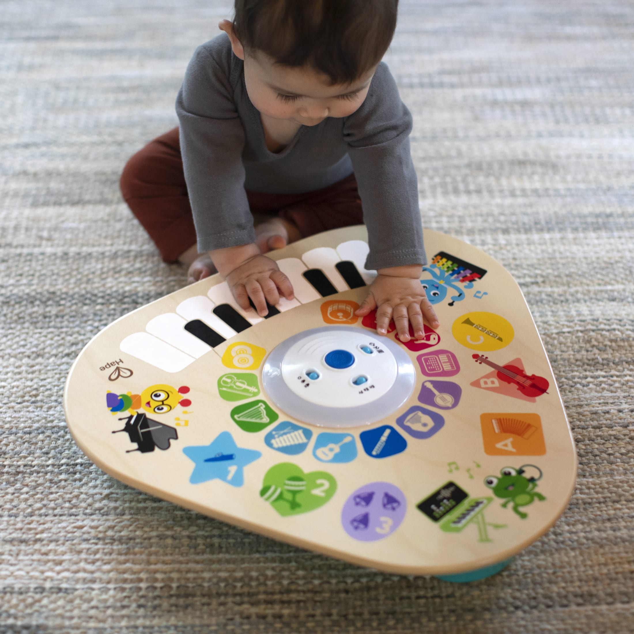 Baby Einstein Clever Composer Tune Table Magic Touch Electronic Wooden Activity Toddler and Baby Toy, Ages 6 months + - image 5 of 11