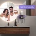 thumbnail image 6 of Toothbrush Holders for Bathrooms, Automatic Toothpaste Dispenser Space Saving Toothbrush and Toothpaste Holder，Toothbrush Holder Wall Mounted with 2 Cups for Bathroom, 6 of 7