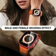 thumbnail image 3 of KOMI 2-Pack for Apple Watch Ultra/Ultra 2 49mm PC All-Around Screen Protector Case, Tempered Glass Screen Protector Case Ultra-Thin for iWatch Ultra/iWatch Ultra 2 49mm Protection Cover -Red, 3 of 5