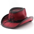 thumbnail image 4 of SRZYMJ Cowboy Hat,Cowgirl Hat,Western Cowboy Hats for Women/Mens/Straw Wide with Shapeable Brim Cowboy Hat for Womens, 4 of 7