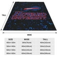 thumbnail image 5 of Howard University Fleece Blanket, Very Soft Microfiber Flannel Blanket for Couch Warm and Cozy for All Seasons, 5 of 6