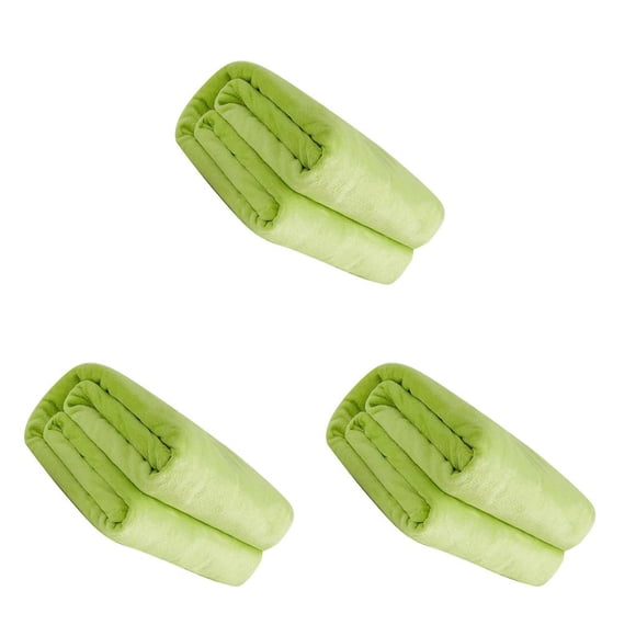 Injueey Manta de franela Mantas portátiles de color sólido Interior Exterior Casa Cama Viajar Mantener caliente Suministros Verde 50x70cm Type1 NO1