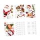 thumbnail image 3 of 6 hojas de pegatinas navideñas para ventanas, decoración navideña, copos de nieve, adhesivos estáticos, decoraciones navideñas para fiestas en, 3 of 9