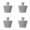 B 4PCS, variant on Silicone Bathtub Stopper, Sink Stopper Tub Plug Bathroom Shower Drain Plug Universal Washbasin Stopper Kitchen Plug Black&Grey
