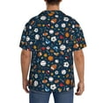 thumbnail image 3 of Kdxio Men's Hawaiian Shirt for Men Short Sleeve Shirt Ball Sports Summer Casual Holiday Beach Button Down T-Shirts, 3 of 7