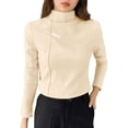 thumbnail image 2 of Tenue pour Femmes Chemise à Manches Longues Femme Hauts à Manches Longues pour Femmes Chic Décontracté Tunique pour Femme Hauts à Manches Longues pour Femmes Chemise à Manches Longues pour Femmes Haut pour Femme, 2 of 6