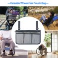 thumbnail image 3 of Bolsa para silla de ruedas bolsa de almacenamiento para reposabrazos de asiento multifuncional para accesorios de andador Hugtrwg Para estrenar, 3 of 7