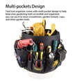 thumbnail image 4 of Xingzhi Garden Tool Bag Oxford Organizer Bucket Pouch Multi-Pocket Large Opening Multi-function High-density Planting Home Black, 4 of 6