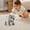 Gray, variant on Plush Teddy Toy Puppy Electronic Interactive Dog - Walking,Barking,Tail Wagging,Stretching Companion Animal for Families and Friends(Brown)