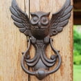 thumbnail image 4 of 1pc American Style Iron Knocker Vintage Owl Crafts Door Knocking Handle, 4 of 8