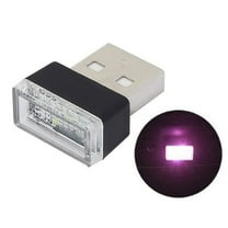 USB Car Atmosphere Light, Mini LED Ambient Interior Lamp for Night Driving, Soft Lighting for Car Cabin Decor, Plug-and-Play USB Accent Light for Cars Laptops and Power Banks