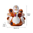 thumbnail image 2 of Tea Light Candlestick Thanksgiving Desktop Ornament Table Decoration Festive Supplies Resin Party Turkey Decor, 2 of 8