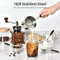 thumbnail image 4 of U-Taste 18/8 Stainless Steel Measuring Cups and Spoons Set: 12-Piece Metal Stacking Measure Set for Baking Cooking with Strengthened Welds (Black), 4 of 11