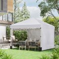 thumbnail image 2 of Outsunny 10' x 10' Pop Up Canopy Tent with Removable Sidewalls Carry Bag, 2 of 10