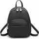 thumbnail image 1 of Girl Small Bag PU Leather Multiple Zipper Pockets Mini Backpack Purse, 1 of 4