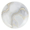 thumbnail image 3 of Safdie & Co. Ceramic Dinnerware Set Dishwasher Safe 19 lb. 16-Piece Dish Set, Electric Marble, 3 of 5