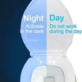 thumbnail image 6 of 4-Pack 16-Color Changing LED Toilet Night Light, Motion Sensor, Sturdy Design, Soft PVC Shade, Bathroom Toilet Bowl Light, Ideal Gifts for Fathers & Teen Boys, 6 of 6