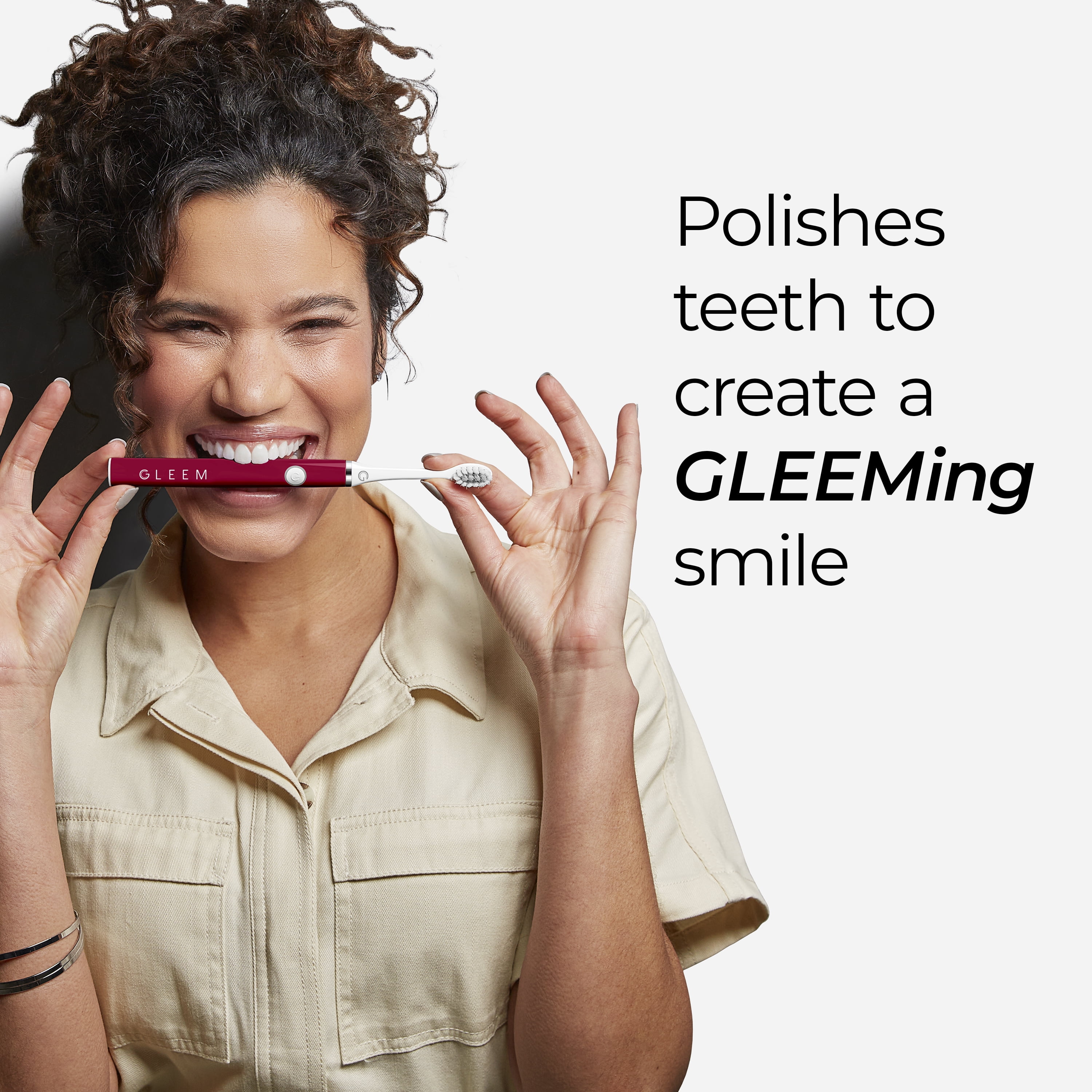 (3 pack) Gleem Battery Toothbrush, Full Head, Soft, Cranberry, 1 Ct, for Adults and Children 3+