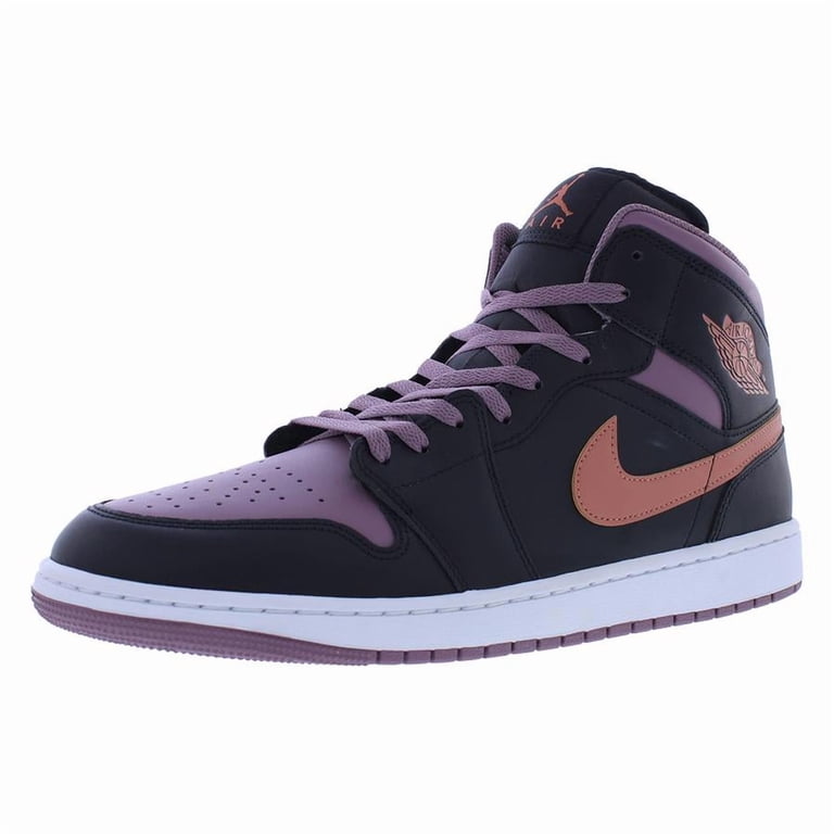 Nike Jordan 1 Mid SE Black Sky J Mauve Sneakers Mens 11 FB9911-008 Nike Air Jordan 1 Mid SE Black Sky J Mauve Sky J  main image 3