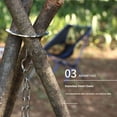 thumbnail image 4 of Maoww Portable Detachable Tripod Plate For Campfire Pie Irons Silver High-temperature, 4 of 6