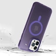 thumbnail image 3 of Funda TEKKU Matte para iPhone 15 Trans Violeta compatible con MagSafe, 3 of 4