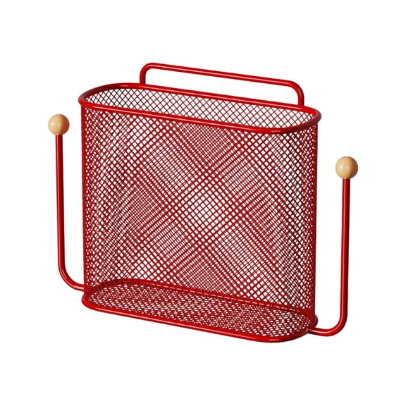 Anckoeil Wall Mounted Storage Basket, Metal Mesh Bathroom Organizer for Toiletries and Small Items