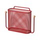 thumbnail image 2 of Cesta de almacenamiento de malla metálica para montaje en pared | Estante organizador de artículos de aseo con asa | Estante de pared ventilado para baño, cocina o escritorio, 2 of 6