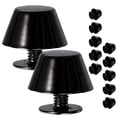 thumbnail image 1 of ETHZZLE 20 Pcs Black Flat Head Studs for Luggage Decorative Crafters Projects, 1 of 8