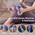 thumbnail image 2 of Rodillo de piernas para músculos, Fit Roller Pro para aliviar el dolor muscular, herramienta de masaje con rodillo de espuma para celulitis con punto de activación para piernas, br, 2 of 2