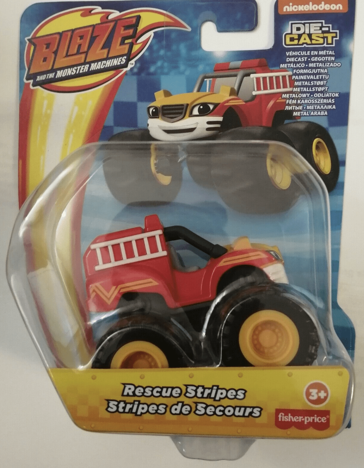 Blaze and the Monster Machines Rescue Stripes Diecast Vehicle