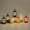 C, variant on Christmas Decorations, Vintage LED Lantern with String Lights Retro Small Oil Lamp Style Tabletop Light for Christmas Party Indoor Outdoor Scene Décor