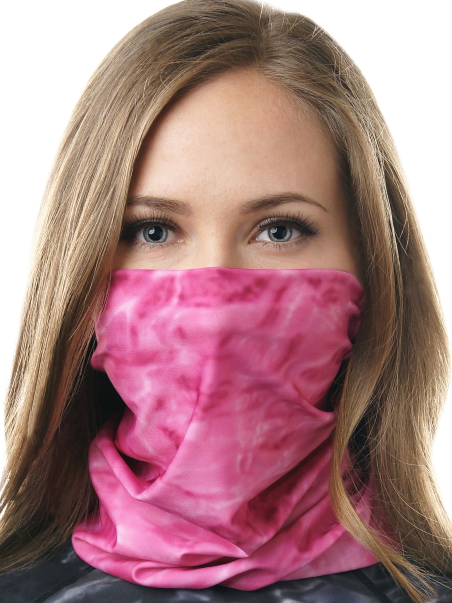 Aqua Design Womens Washable Reusable Water Camo UPF 50+Sun Guard