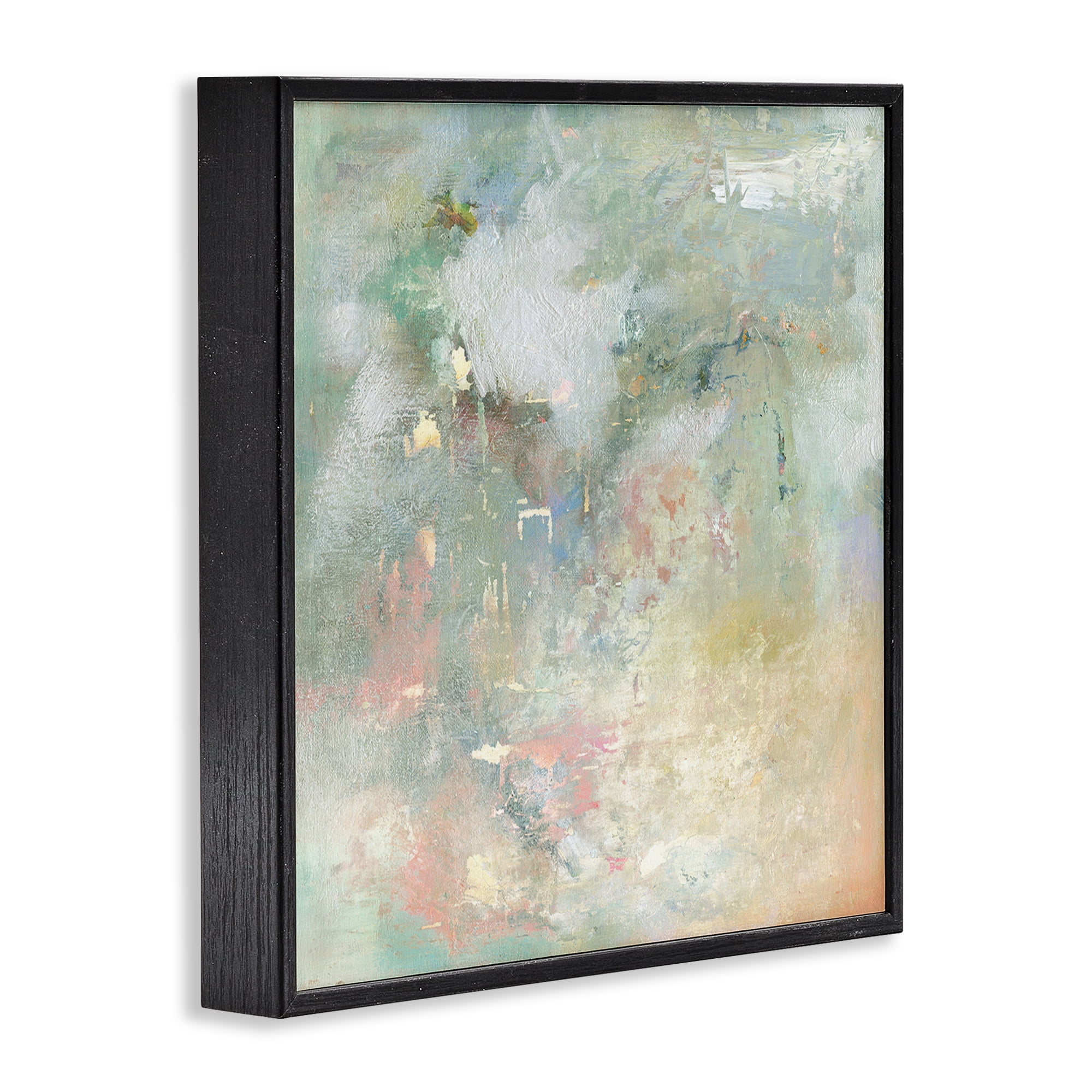 Stupell Industries Ethereal Brushstroke Harmony Black Framed Giclee Art, design by Carol Robinson