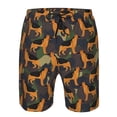 thumbnail image 4 of Naloa German Shepherd Dog Men's Beach Shorts, Surfing shorts, Swim trunks, Quick Dry Swim Trunks for Surfing Beach Fun - Small, 4 of 9