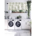thumbnail image 4 of Sage Green Floral Kitchen Valances for Windows Vintage Abstract Botanical Pattern Valance Curtains&nbsp; for Kitchen /Living Room/Bedroom/ Bathroom Decor, 42"x12 " ,Rod Pocket 1 Panel,, 4 of 7