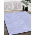 thumbnail image 2 of Ahgly Company Indoor Rectangle Patterned Lavender Blue Area Rugs, 5' x 8', 2 of 6