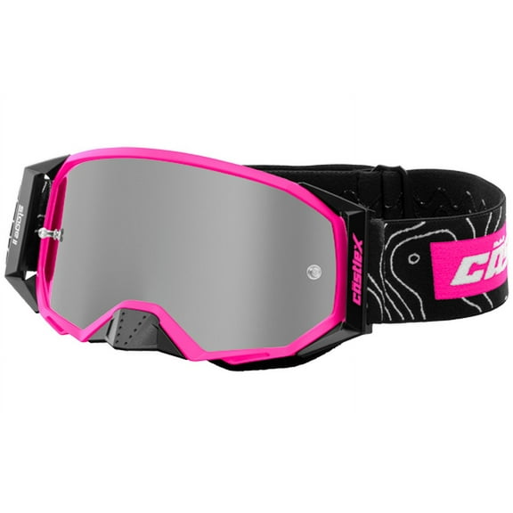 Castle Stage II OTG MX Offroad Goggles Matte Pink