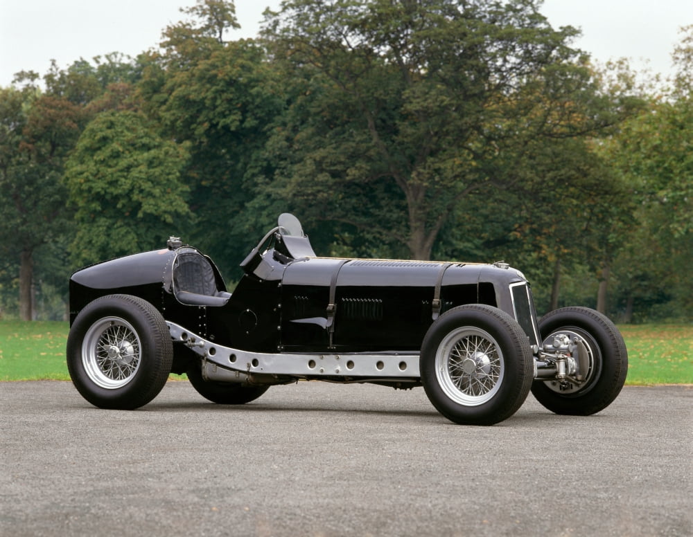 1935 ERA D-Type racing single seater 20 litre Straight 6 engine developing 240bhp Ex-Raymond Mays car ERA - English Racing Automobiles Country of origin United Kingdom Canvas Art - Panoramic Images (2