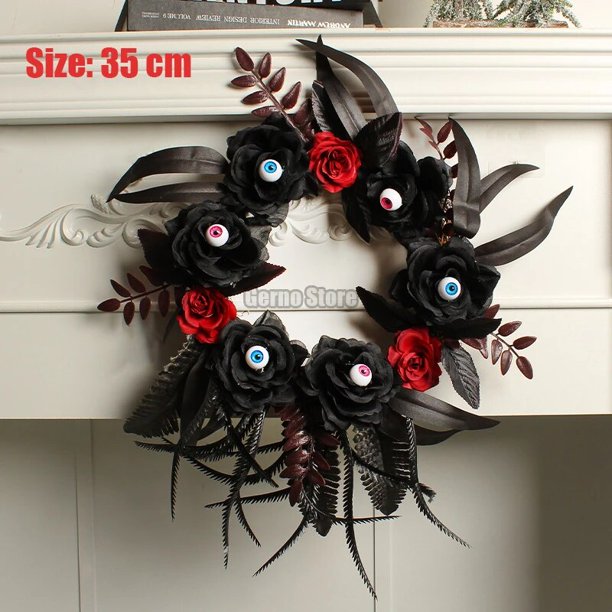 Guirnalda de Halloween con luces Led, decoración colgante para puerta, sombrero de bruja de calabaza, guirnalda de pierna, regalos de fiesta de carnaval, decoración de Halloween para el hogar