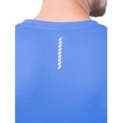 Athletic Works Men's and Big Men's Core Linear Mesh Active Short Sleeve Tee, Sizes S-3XL