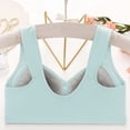 thumbnail image 4 of VISALY Daisy Lace Bras for Older Women Front Closure Bras Everyday Wear Bras Light Bras for Seniors Plus Size Bras Full Coverage Wireless Bras Comfy Daily Bras Underwear for Elderly Women Grey 42, 4 of 7