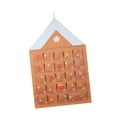 thumbnail image 2 of Calendario de Adviento de de 24 días con 24 bolsillos. Bolsa de almacenamiento para colgar en pared, estilo rústico, ideal para maquillaje, 2 of 8