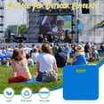 thumbnail image 3 of 8 Pcs Stadium Seat Cushion Portable Cushion Bleachers with Handle Stadium Seat Pad for Spectating Sports Festivals, Outdoor Concerts, Garage, Yoga, Camping, Hiking, Fishing Chairs (Blue), 3 of 7
