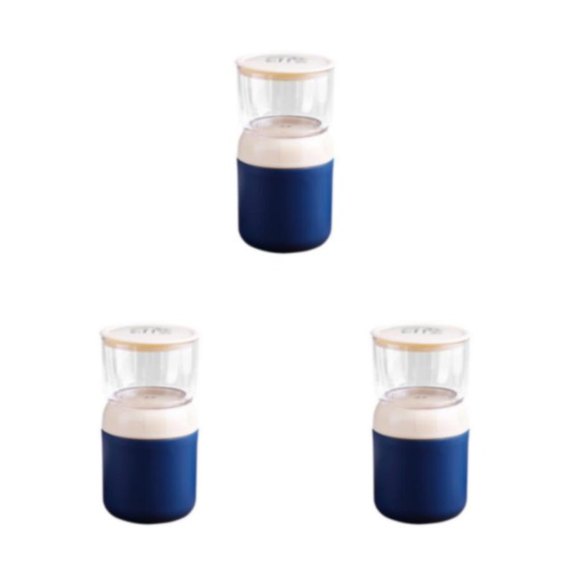 Transemion Leakproof And Portable Lunch Box For On--Go Snacking Convenient Storage Insulated Lunch Box Thermal Lunch Box Breakfast pp soft blue 2 Plastic PP inner 3Set