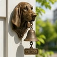thumbnail image 2 of Biyua Home Decor Animal Welcome Dog Bell Doorbell (Bassett Hound) Beige,25x16cm, 2 of 8