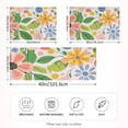 thumbnail image 2 of Yayeee Pillowcase Queen Size Set of 2 Satin Wrinkle Resistant Pillow Case, Retro Pink Floral, 2 of 7