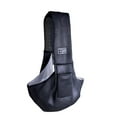 thumbnail image 4 of All Season Pet Sling Carrier with Secure Pocket and Comfortable Strap Ideal for Travel Shopping or Daily Walks A Wonderful Gift Idea for New Puppy Owners and Cat Lovers,Black One Size, 4 of 4